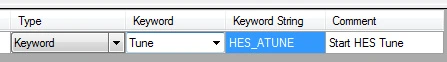 HES Tune Sequence for MassHunter